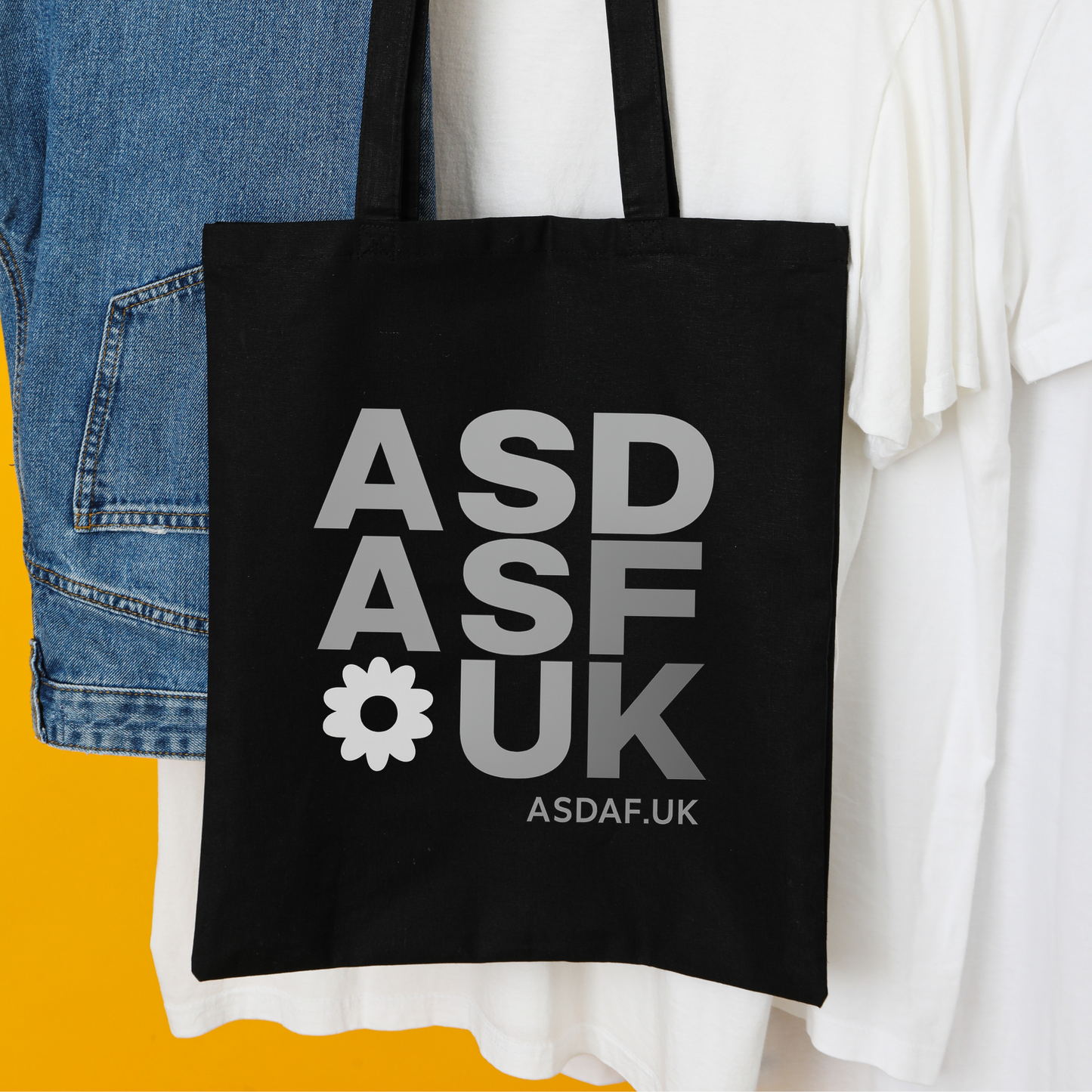 Autism Awareness Tote Bag – Greyscale Organic Cotton Eco Tote