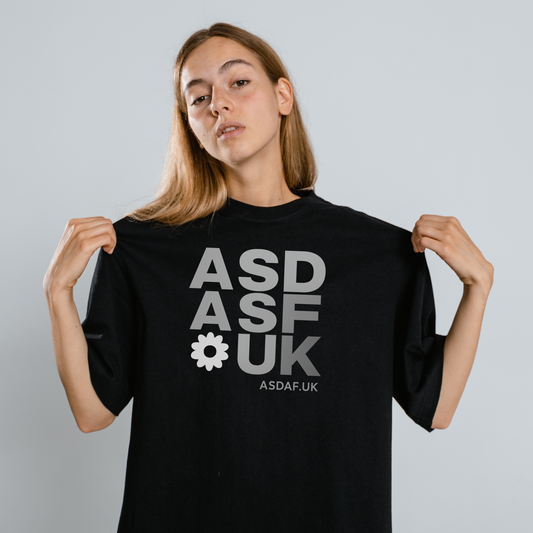 Autism t-shirt – ASDAF 3×3 Greyscale Design | Neurodivergent Pride | Sensory-Friendly Organic Cotton tee